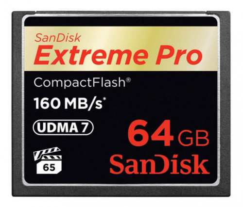 Sandisk Compact Flash Extreme Pro Cf 160mbs 64 Gb